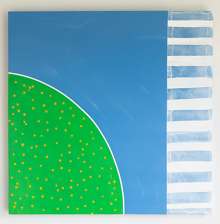 SUNDAY, 36x36, acrylic on stretched cotton canvas