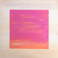 YIELD, 36x36 acrylic on stretched canvas, 2.5" profile