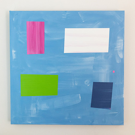 DRENCH, 24x24 acrylic on stretched canvas