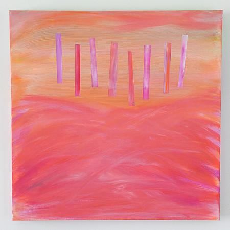 SWEEP, 24x24 acrylic on stretched cotton canvas